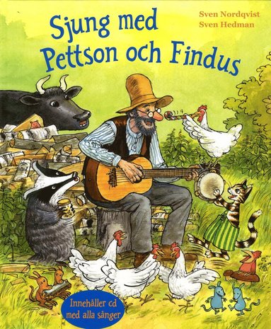 Sjung med Pettson och Findus + CD (inbunden)