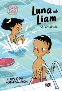 Omslag: Luna och Liam på simskola