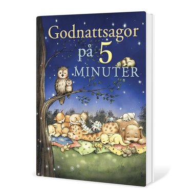 Godnattsagor p 5 minuter - Med bner och bibelord (inbunden)