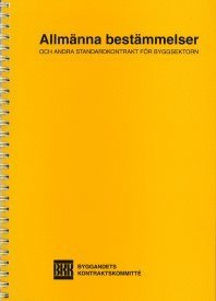 Allmänna bestämmelser och andra standardkontrakt för byggsektorn (häftad)