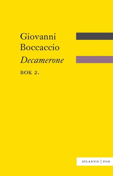 Decamerone. Bok 2 (inbunden)