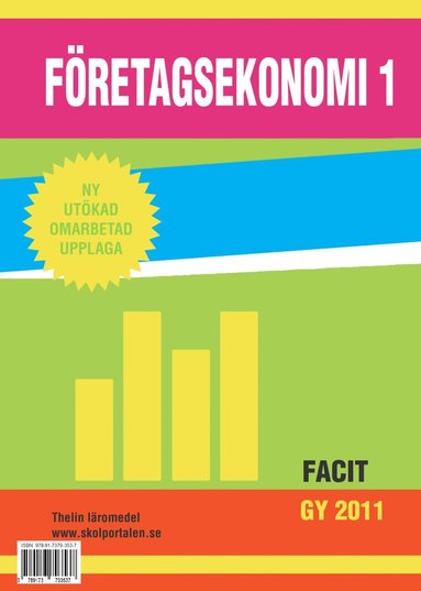 Fretagsekonomi 1 - Facit (hftad)
