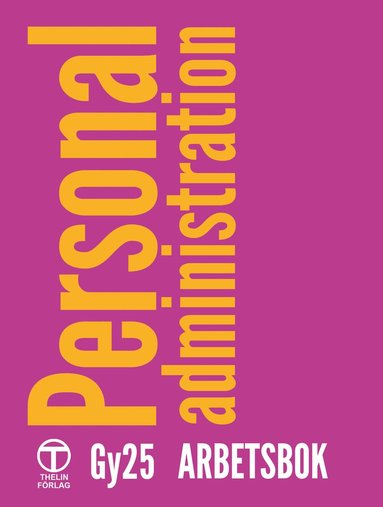 Personaladministration - Arbetsbok (Gy25) (hftad)