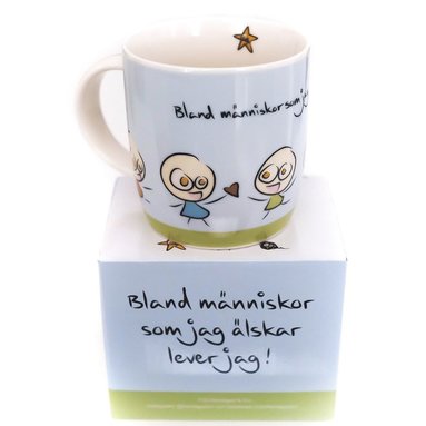 Herregud & Co Mugg Människor jag älskar (inbunden)