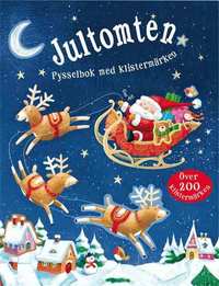 Omslag: Jultomten : pysselbok med klistermärken