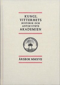 Skopia.it Kungl. Vitterhets historie och antikvitets akademien årsbok. 2017 Image