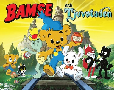 Bamse och Tjuvstaden  (kartonnage)