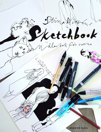 Stina Wirséns Sketchbook : målarbok för vuxna (inbunden)