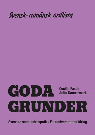 Goda Grunder svensk-rumnsk ordlista (hftad)