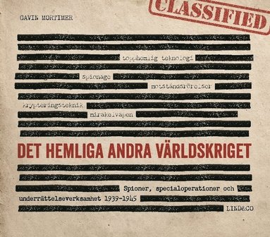 Det hemliga andra vrldskriget : spioner, specialoperationer och underrttelseverksamhet 1939-1945 (inbunden)