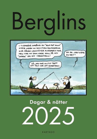 V�ggkalender 2025 Berglins (inbunden)