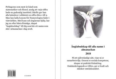 Änglabudskap till alla namn i almanackan 2018 (kartonnage)