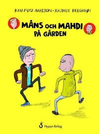 Omslag: Måns och Mahdi på gården