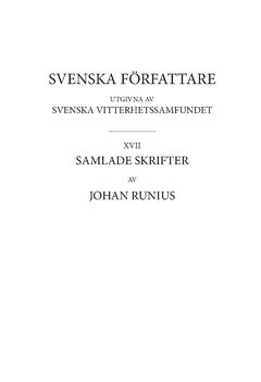 Samlade skrifter 1 (häftad)