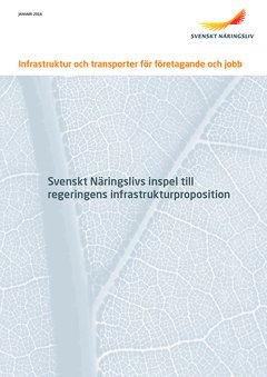 Infrastruktur och transporter fr fretagande och jobb (e-bok)