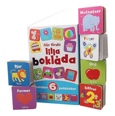 Min första lilla boklåda (6 pekböcker i en box) (inbunden)