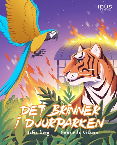 Det brinner i djurparken (inbunden)