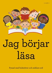 Omslag: Jag börjar läsa : pyssel med bokstäver och enklare ord