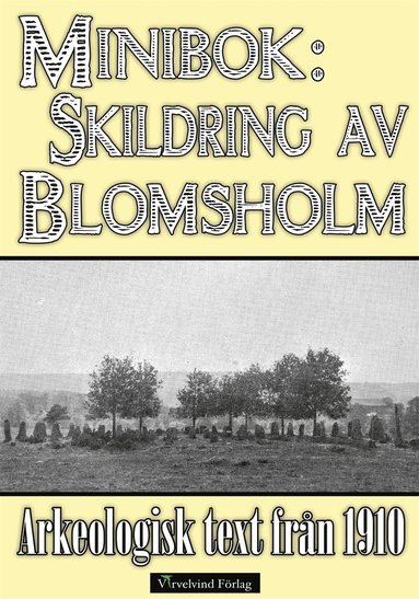 Minibok: Skildring av Blomsholms fornminnen r 1910 (inbunden)