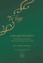 Law and society : Contributions by the Honorary Doctors (hftad)