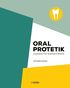 Oral protetik : handbok för tandsköterskor