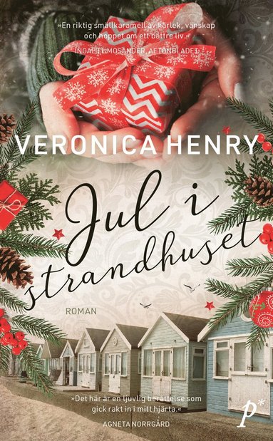 Jul i strandhuset (inbunden)