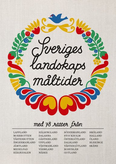 Sveriges landskapsmltider (kartonnage)