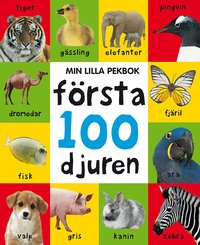 Omslag för Min lilla pekbok : första 100 djuren