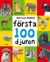 Min lilla pekbok : första 100 djuren (kartonnage)