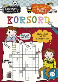 Omslag: Korsord : aktivitetsbok med klistermärken