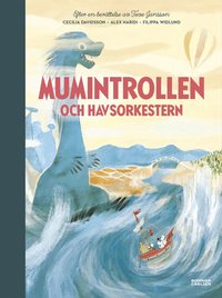 Omslag: Mumintrollen och havsorkestern