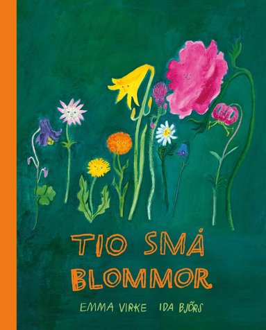 Tio små blommor (kartonnage)