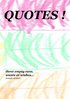 Quotes! : three empty cans, wants or wishes...