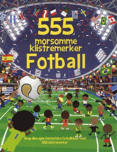 555 morsomme klistremerker. Fotball (häftad)