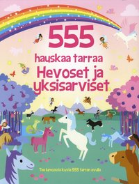 555 hauskaa tarraa - Hevoset ja yksisarviset (häftad)