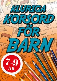 Omslag: Kluriga korsord för barn