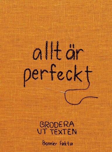 allt �r perfeckt : brodera ut texten (h�ftad)