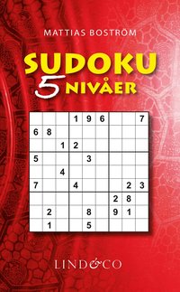 Sudoku : 5 nivåer (häftad)