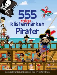 Omslag: 555 roliga klistermärken. Pirater