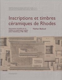 Inscriptions et timbres céramiques de Rhodes (inbunden)