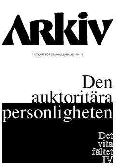 Arkiv. Tidskrift fr samhllsanalys nr 16 (pocket)