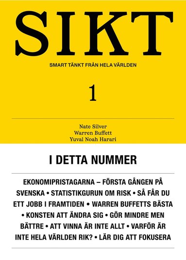 SIKT #1 : smart tänkt från hela världen (pocket)
