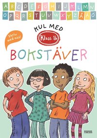 Kul med bokstäver som bok, ljudbok eller e-bok.