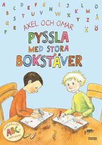 Pyssla med stora bokstäver som bok, ljudbok eller e-bok.