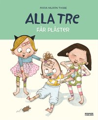 Omslag: Alla tre får plåster