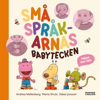 Omslag: Småspråkarnas babytecken - pekbok med film