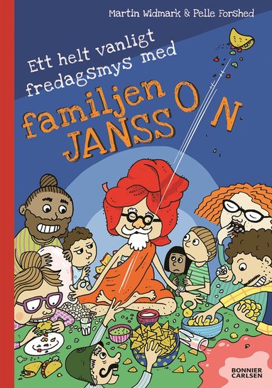 Ett helt vanligt fredagsmys med familjen Jansson (kartonnage)