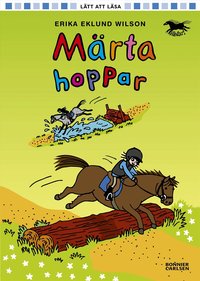 Omslag: Märta hoppar