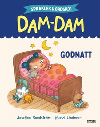 Omslag: Godnatt : Språklek och ordskoj med Dam-Dam