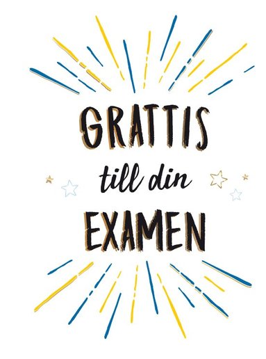 Grattis till din examen (inbunden)